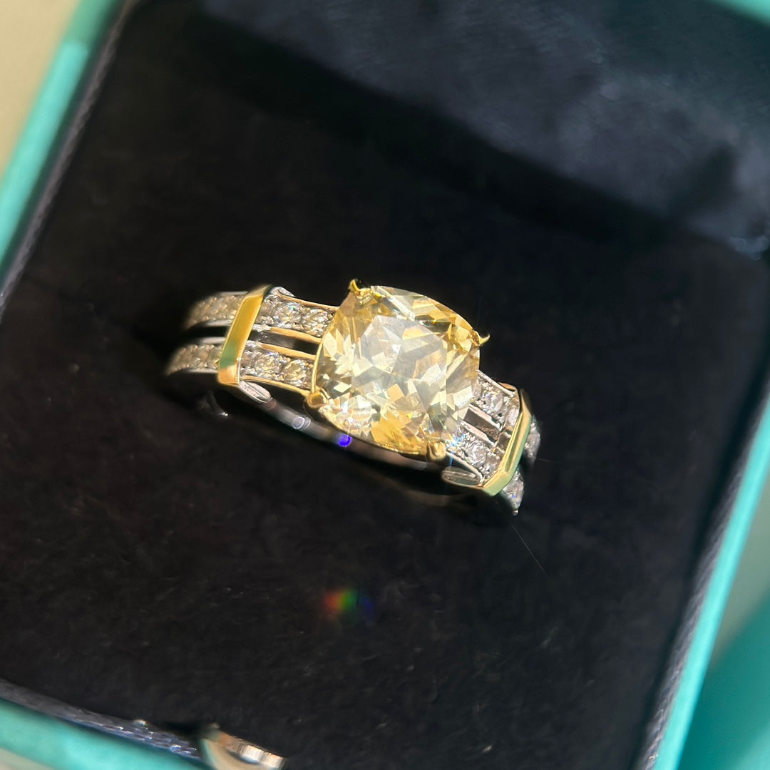 Tiffany Schlumberger Stone 18K Gold Ring product image 6, provided for visual reference and product detail review