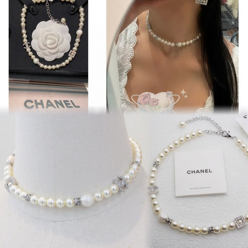 Chanel Pearl 18K Gold Necklace product image 7, provided for visual reference and product detail review