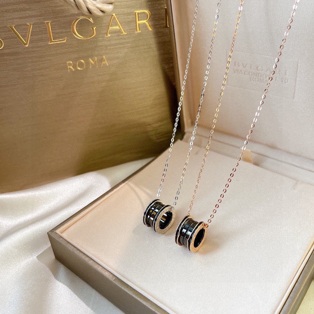 B.zero1 Black Ceramic 18K Gold Necklace product image 8, provided for visual reference and product detail review