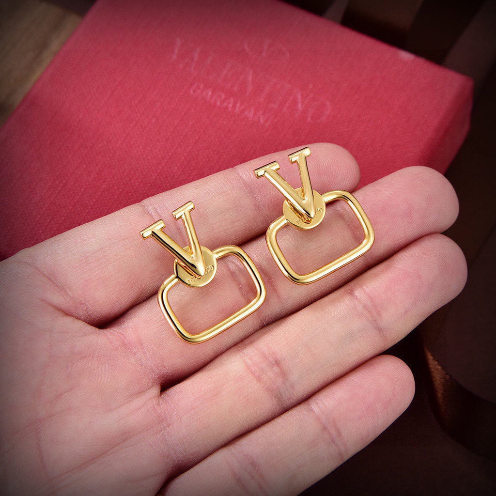 Valentino 18K Gold Earrings product image 4, provided for visual reference and product detail review