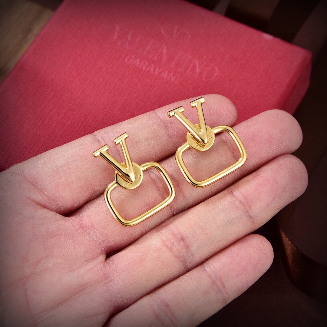 Valentino 18K Gold Earrings product image 4, provided for visual reference and product detail review