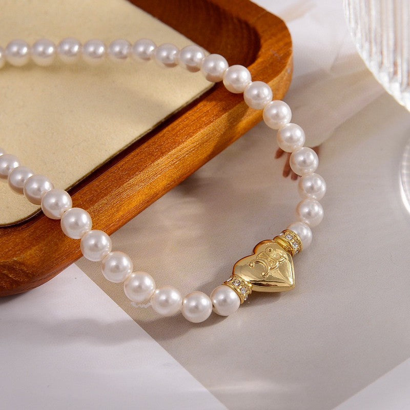 Celine Pearls 18K Gold Necklace product image 4, provided for visual reference and product detail review