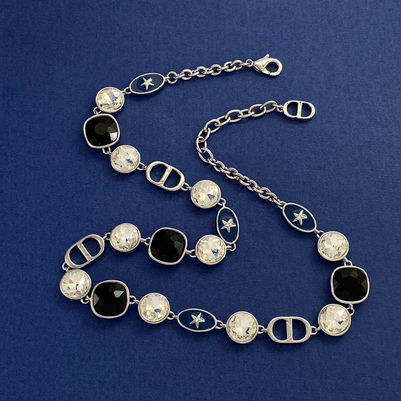 Dior Color Crystal 18K Gold Necklace product image 3, provided for visual reference and product detail review