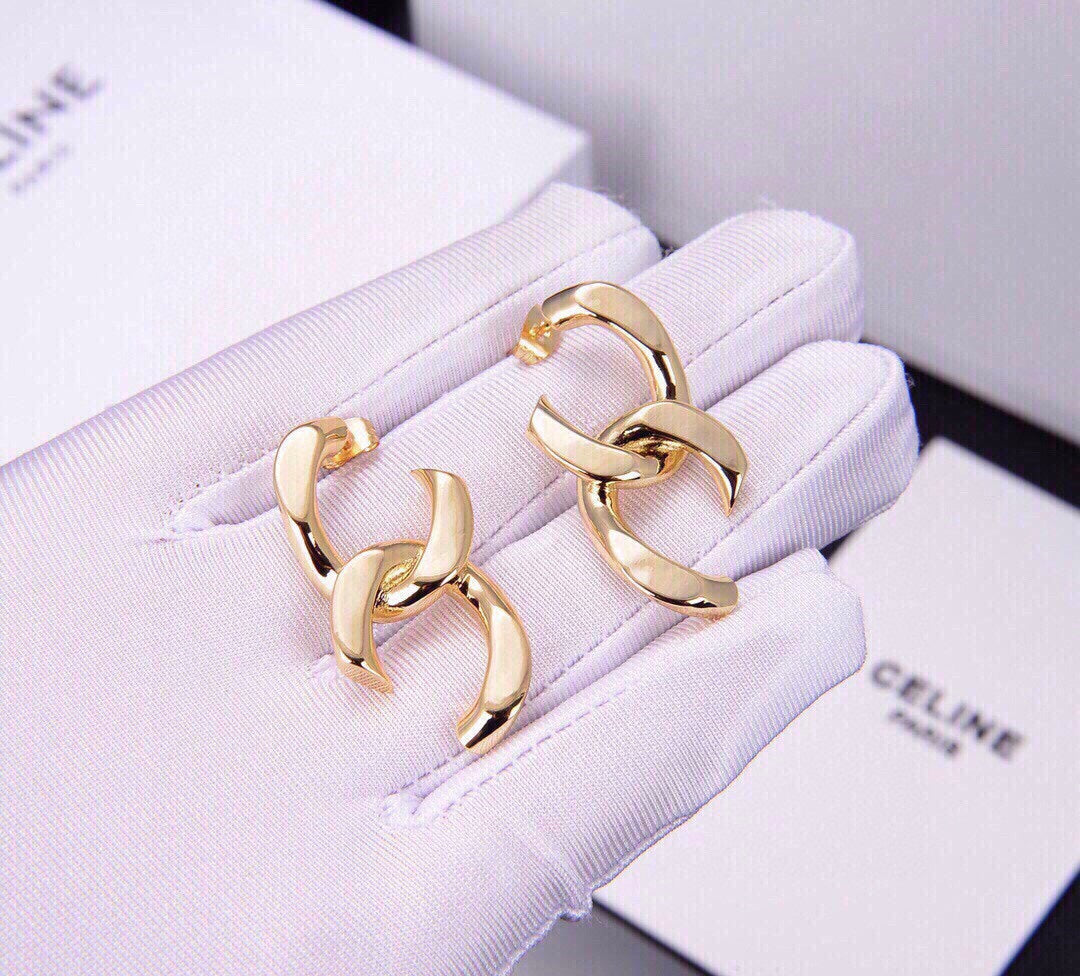 Celine 18K Gold Earrings product image 6, provided for visual reference and product detail review
