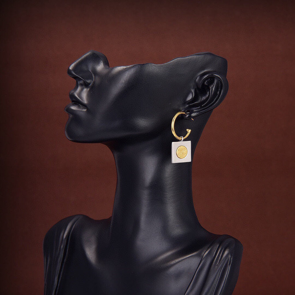 Celine Hoops 18K Gold Earrings product image 5, provided for visual reference and product detail review
