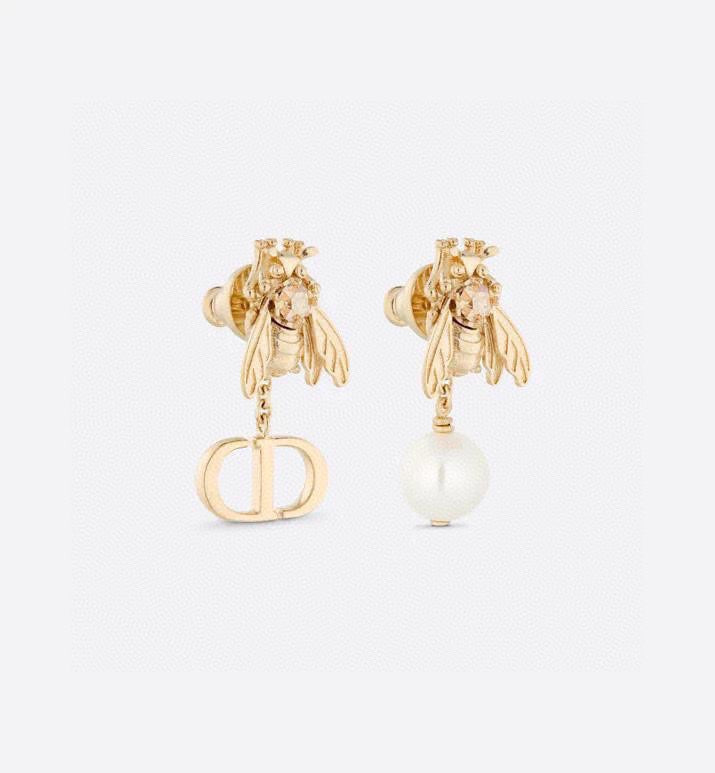 Dior Queen Bee 18K Gold Earrings product image 1, provided for visual reference and product detail review