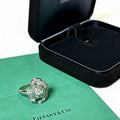 Tiffany Flower Diamond 18K Gold Ring product image 1, provided for visual reference and product detail review