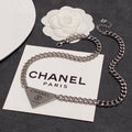 Chanel Triangle 18K Gold Necklace product image 1, provided for visual reference and product detail review