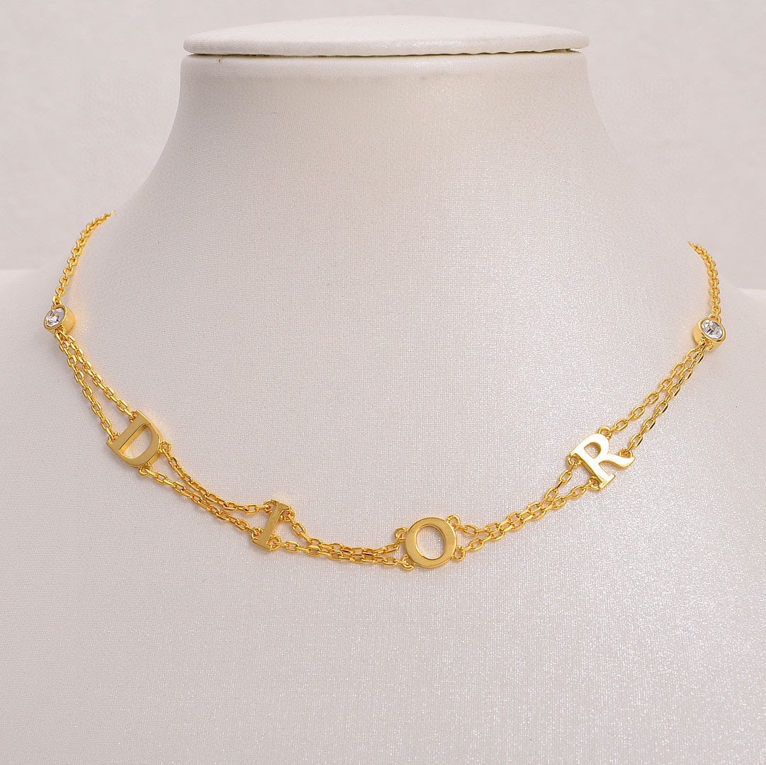 Dior Revolution 18K Gold Necklace product image 2, provided for visual reference and product detail review