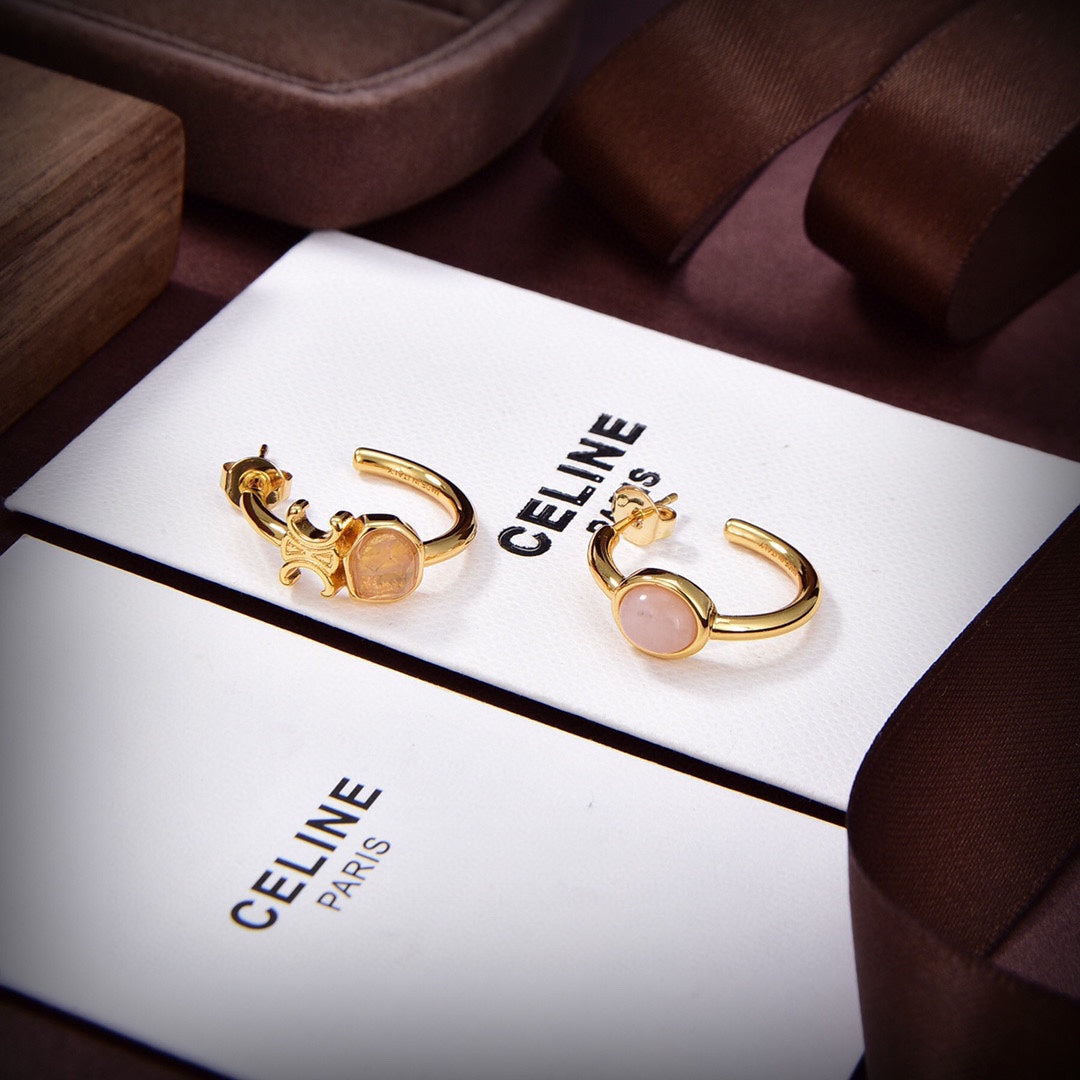 Celine Indie Hoops 18K Gold Earrings product image 8, provided for visual reference and product detail review