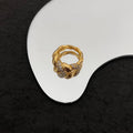 Bvlgari Red Crystals 18K Gold Ring product image 1, provided for visual reference and product detail review