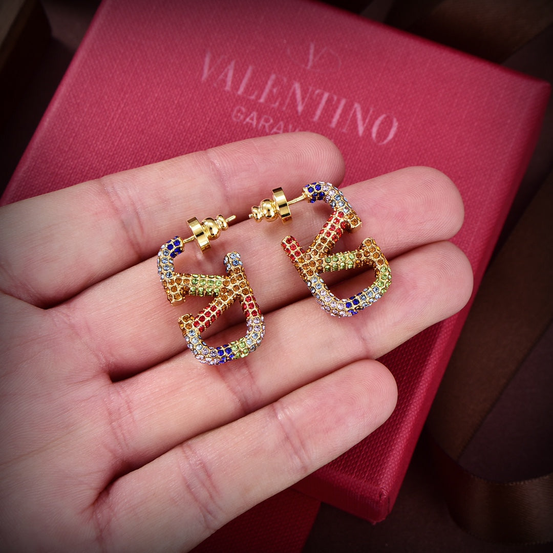Valentino Valentino Signature 18K Gold Earrings product image 7, provided for visual reference and product detail review