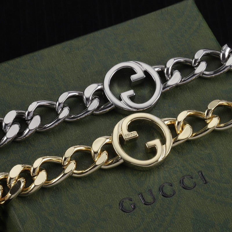 Gucci Double Chain 18K Gold Necklace product image 6, provided for visual reference and product detail review