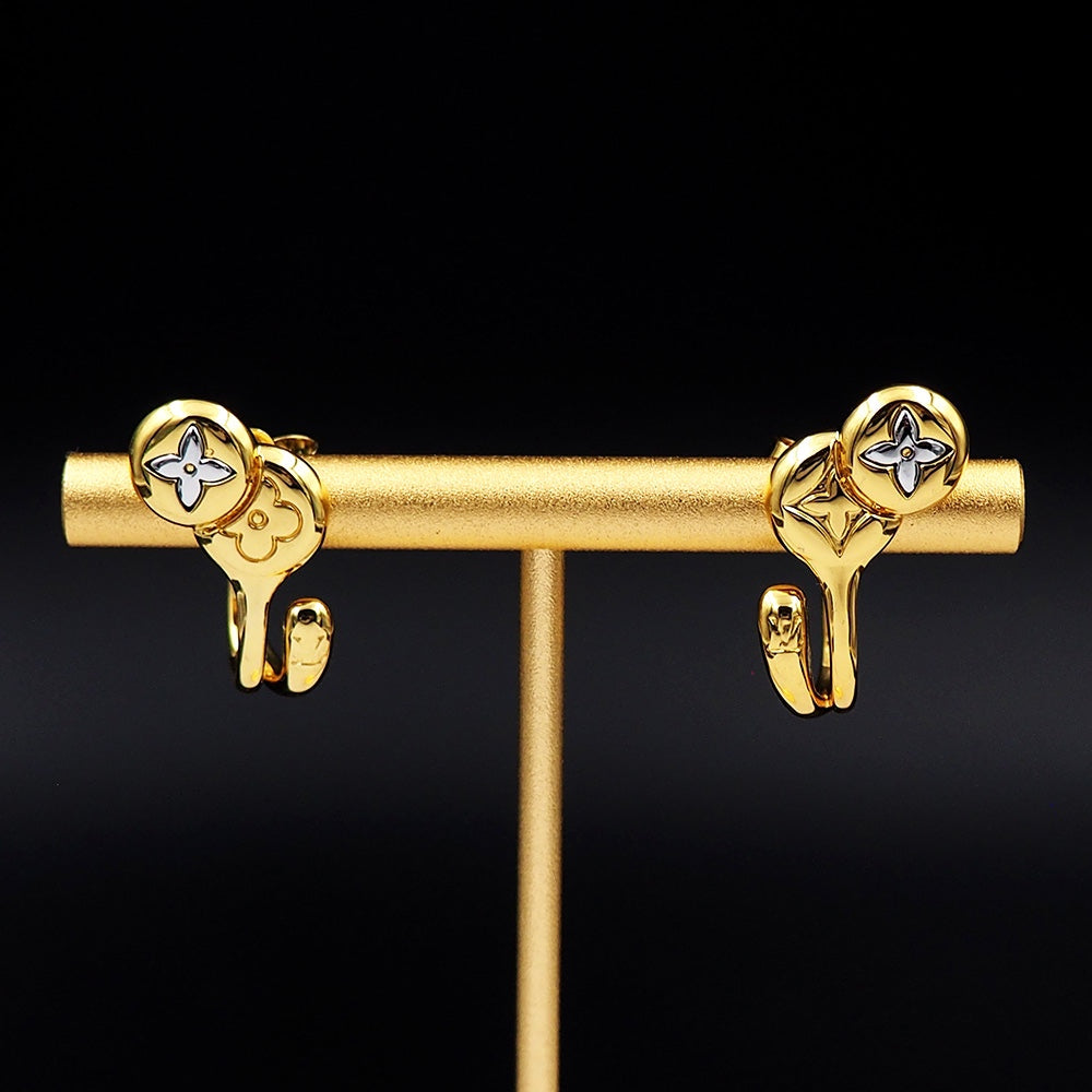 Louis Vuitton Symphony 18K Gold Earrings product image 7, provided for visual reference and product detail review