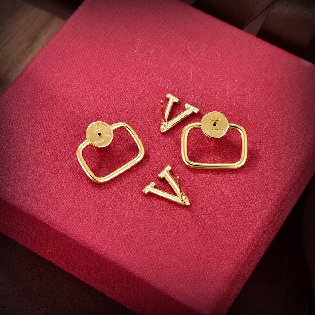 Valentino 18K Gold Earrings product image 3, provided for visual reference and product detail review