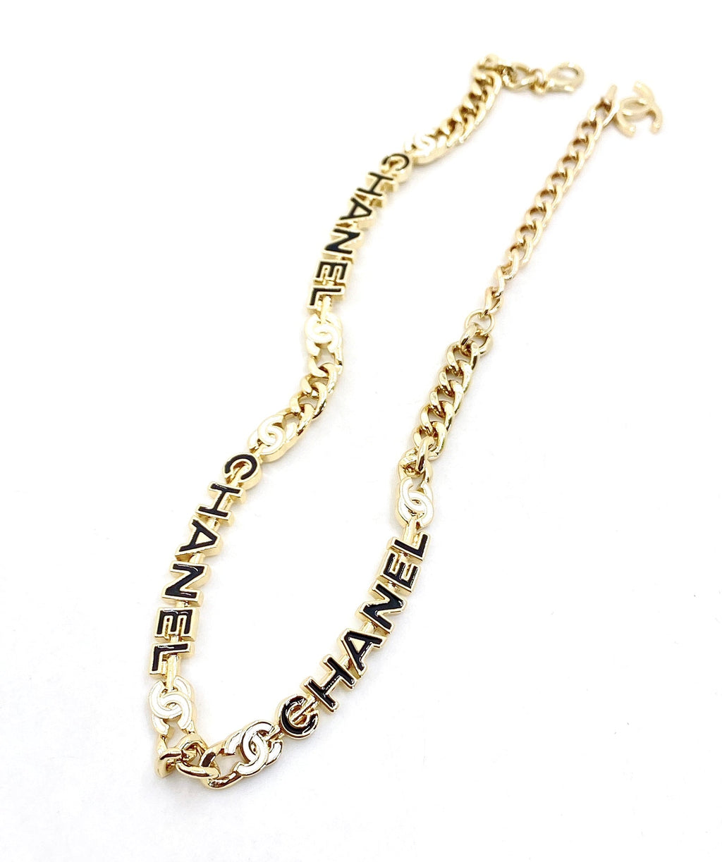Chanel Chain Choker 18K Gold Necklace product image 6, provided for visual reference and product detail review