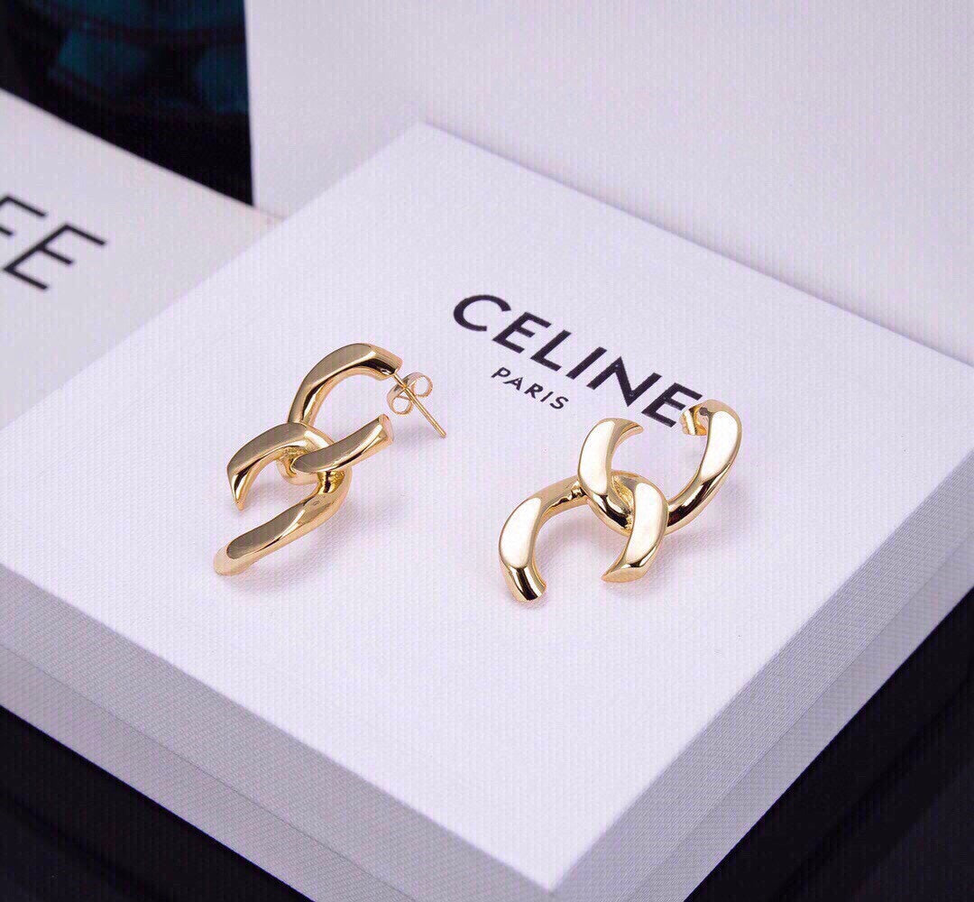 Celine 18K Gold Earrings product image 7, provided for visual reference and product detail review