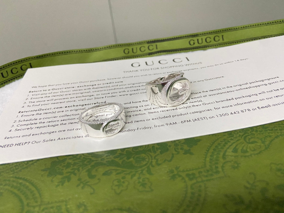 Double Gucci Interlocking Gucci Wide Ring product image 10, provided for visual reference and product detail review