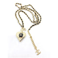 Chanel Heart Pendant 18K Gold Necklace product image 1, provided for visual reference and product detail review