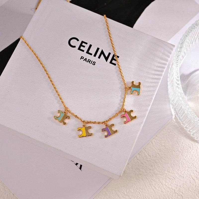 Celine Teen Charms 18K Gold Necklace product image 5, provided for visual reference and product detail review