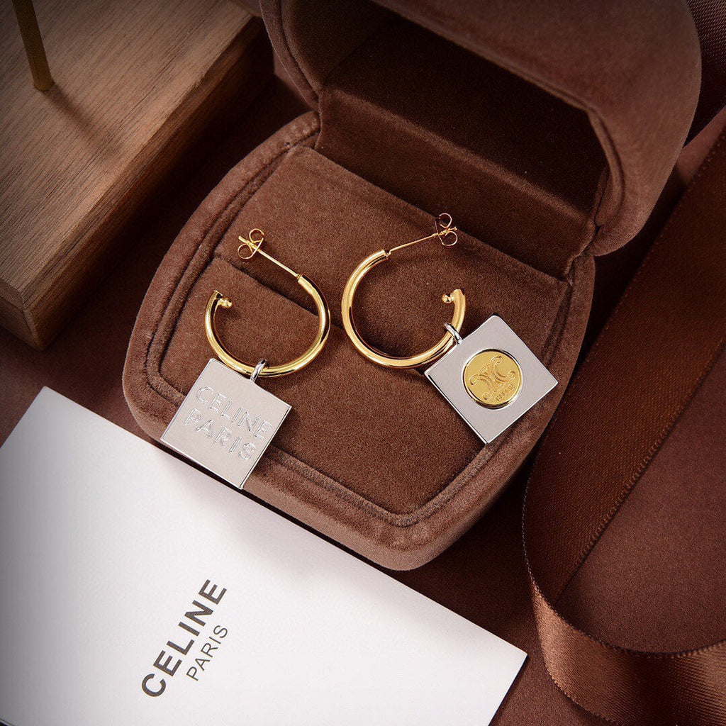 Celine Hoops 18K Gold Earrings product image 7, provided for visual reference and product detail review