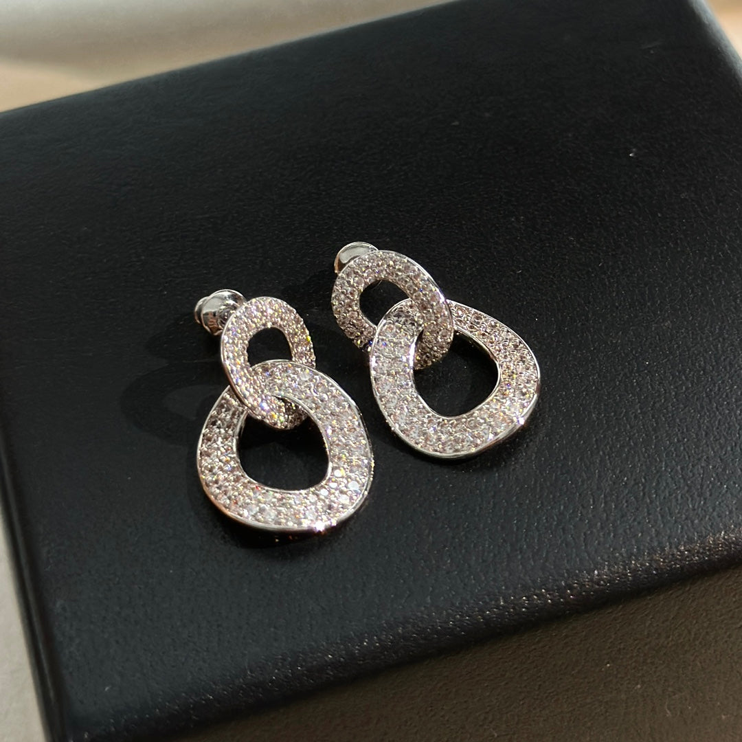 Olympia Diamonds 18K Gold Earrings product image 8, provided for visual reference and product detail review