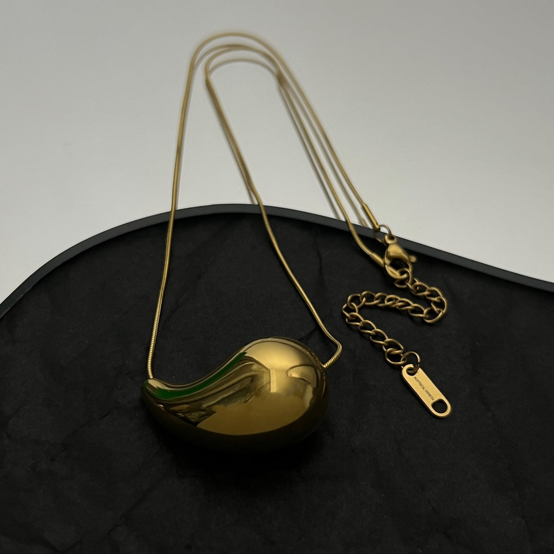 Bvlgari Drop Pendant 18K Gold Necklace product image 7, provided for visual reference and product detail review