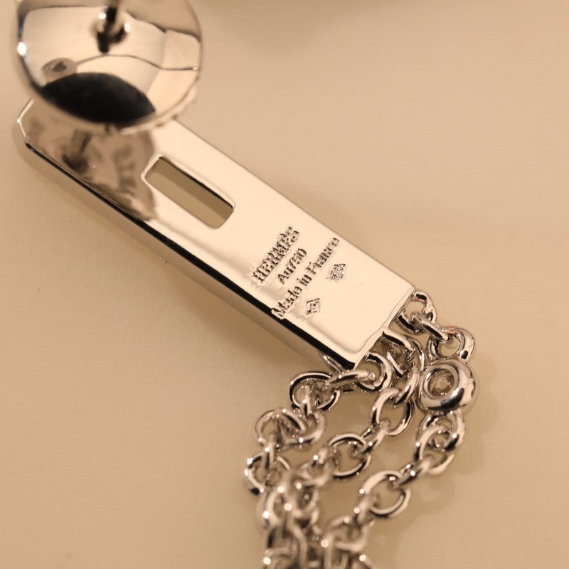Hermes Diamond Kelly Gavroche 18K Gold Earrings product image 8, provided for visual reference and product detail review