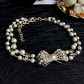 Chanel Bow Choker 18K Gold Necklace product image 1, provided for visual reference and product detail review