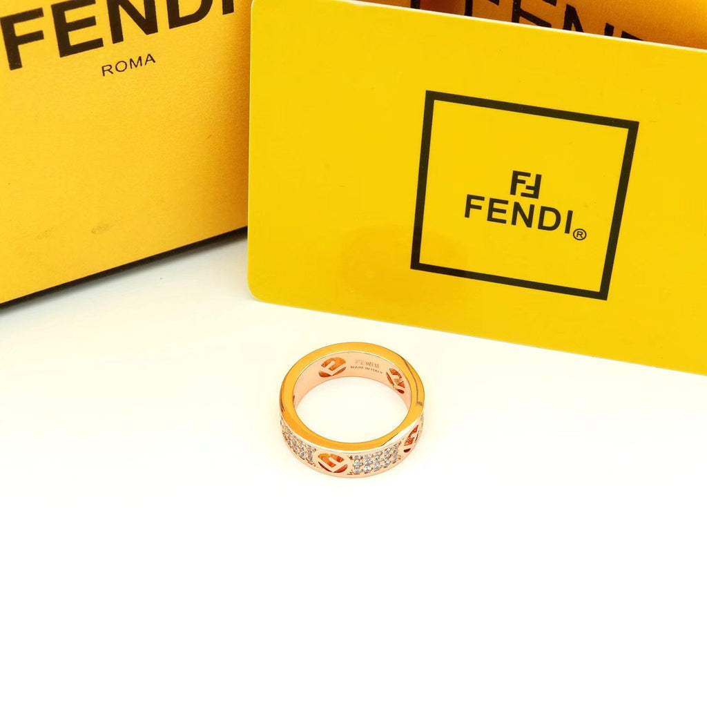 Fendi Is 18K Rose Gold Ring product image 2, provided for visual reference and product detail review