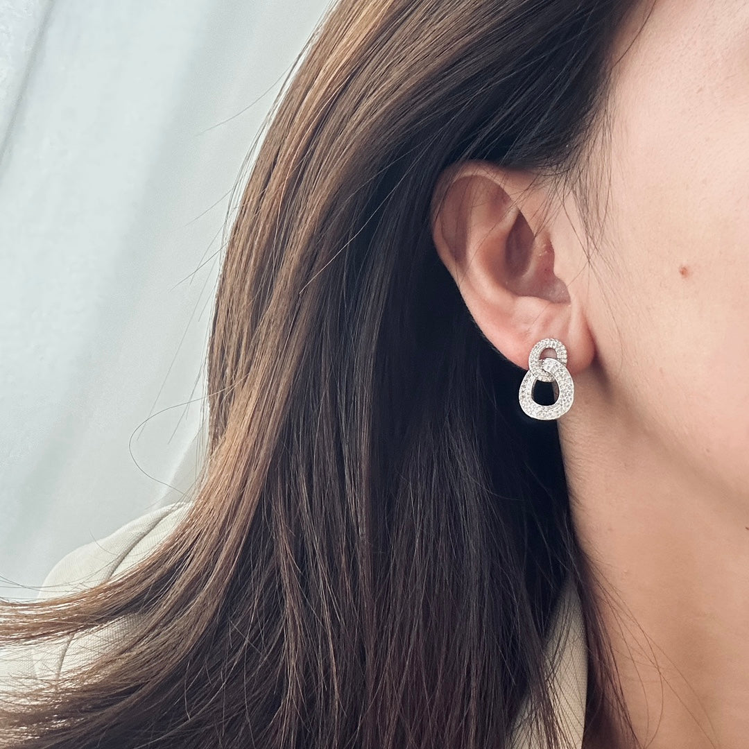 Olympia Diamonds 18K Gold Earrings product image 9, provided for visual reference and product detail review