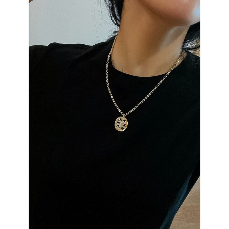 Chanel Script 18K Gold Necklace product image 8, provided for visual reference and product detail review