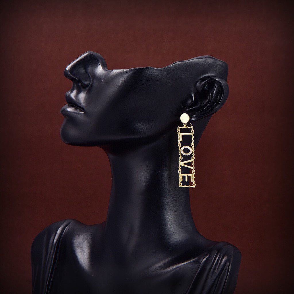 Celine LOVE Diamonds 18K Gold Earrings product image 4, provided for visual reference and product detail review