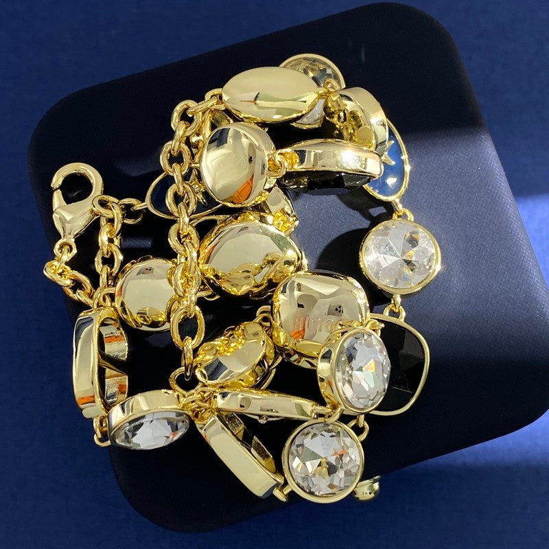 Dior Color Crystal 18K Gold Necklace product image 6, provided for visual reference and product detail review