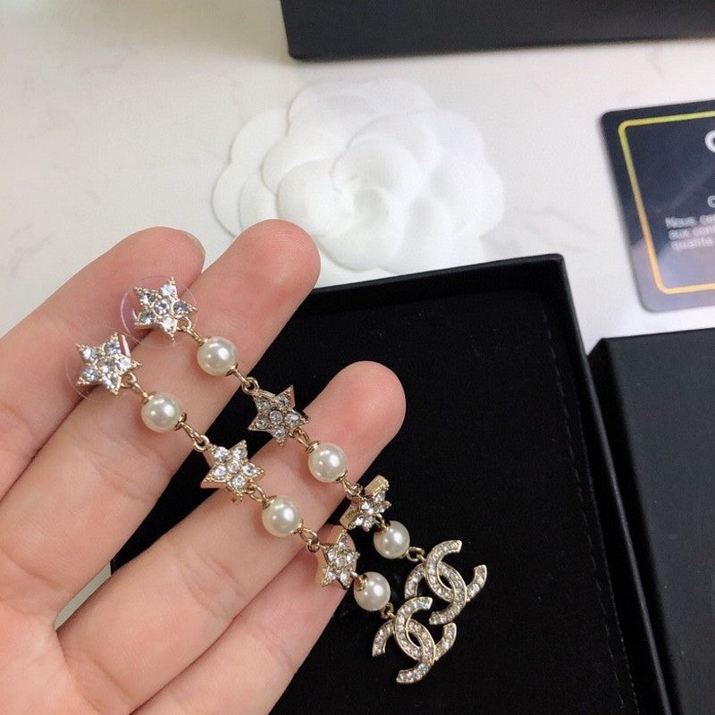 Chanel Long Tassel 18K Gold Earrings product image 8, provided for visual reference and product detail review