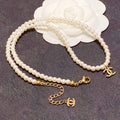 Chanel Pearls Choker 18K Gold Necklace product image 1, provided for visual reference and product detail review
