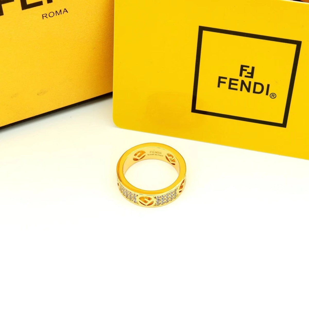 Fendi Is 18K Yellow Gold Ring product image 6, provided for visual reference and product detail review