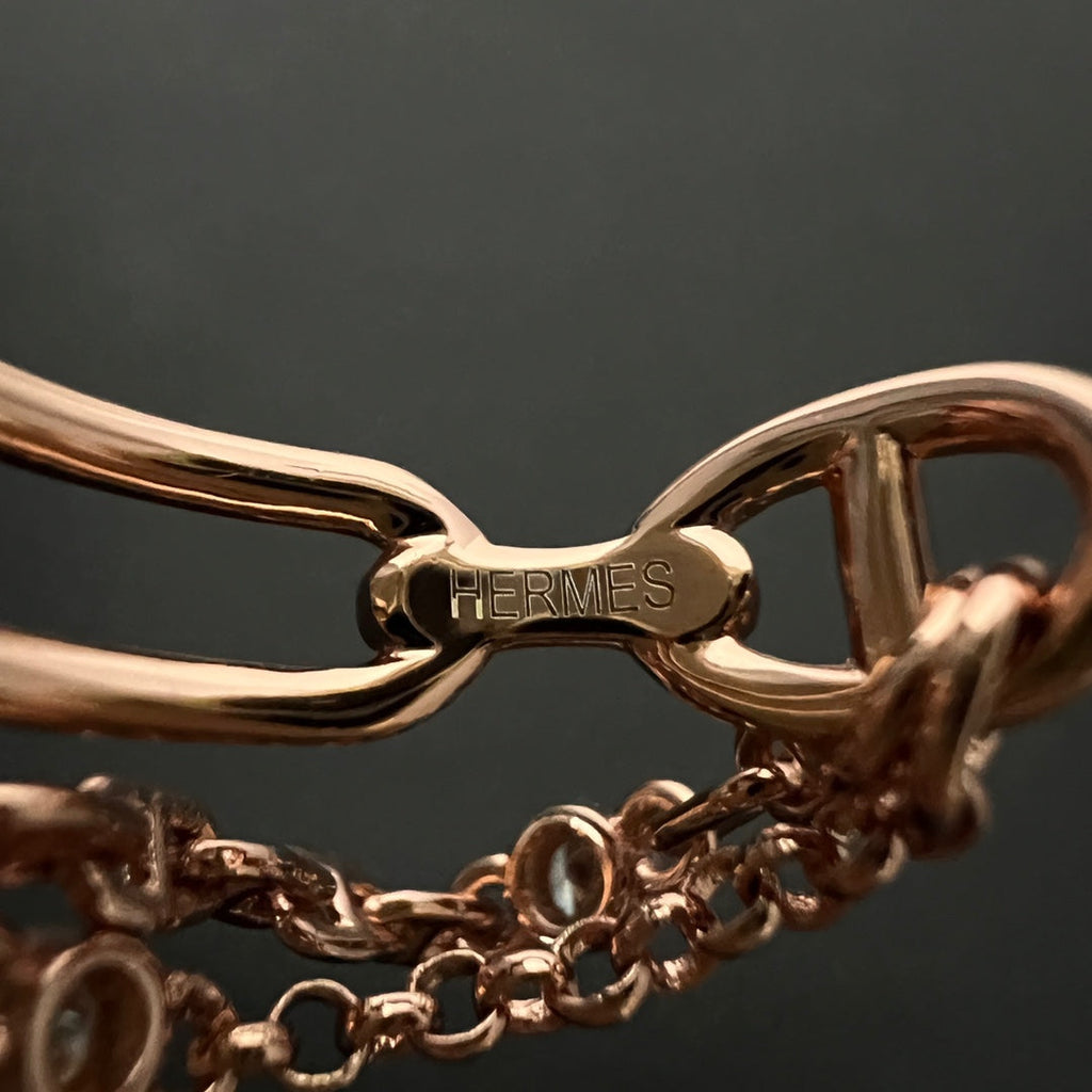 Hermes Chaine D'Ancre Chaos 18K Gold Ring product image 8, provided for visual reference and product detail review