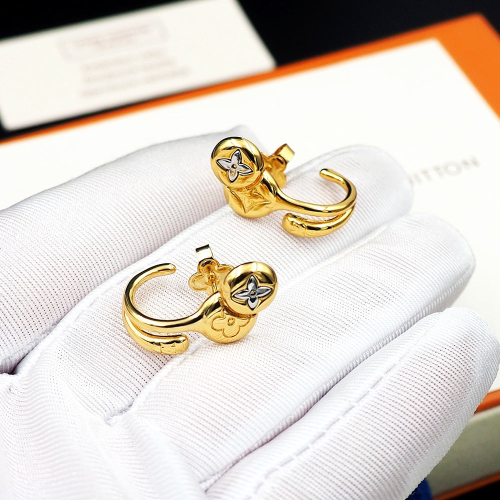 Louis Vuitton Symphony 18K Gold Earrings product image 9, provided for visual reference and product detail review
