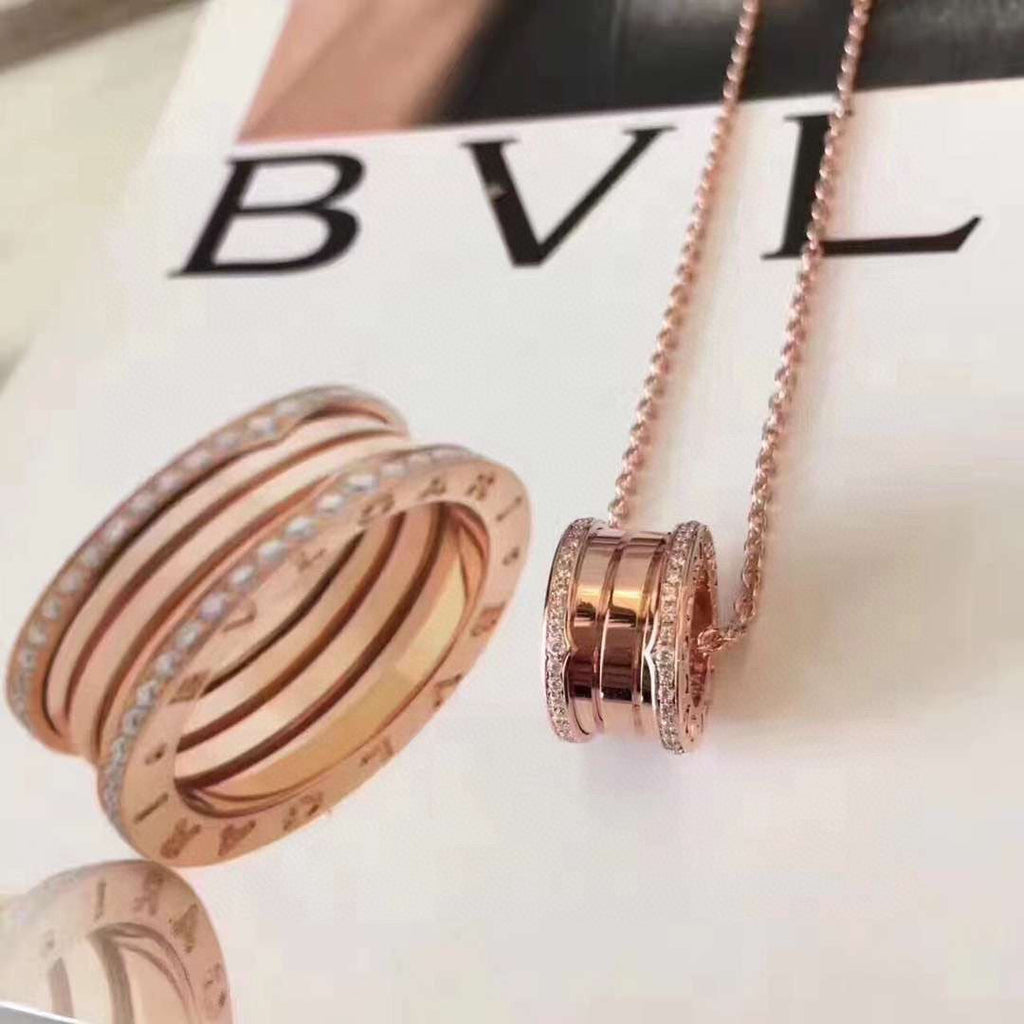 B.zero1 Pave Diamonds 18K Gold Necklace product image 12, provided for visual reference and product detail review