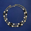 Dior Color Crystal 18K Gold Necklace product image 1, provided for visual reference and product detail review
