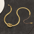 Chanel Gold Choker 18K Gold Necklace product image 1, provided for visual reference and product detail review