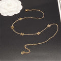 Chanel Small Logo Gold 18K Gold Necklace product image 1, provided for visual reference and product detail review