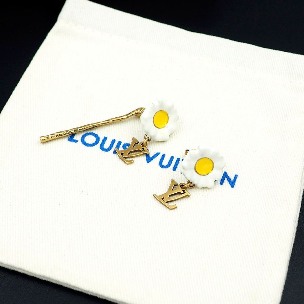 Louis Vuitton Gardening 18K Gold Earrings product image 8, provided for visual reference and product detail review