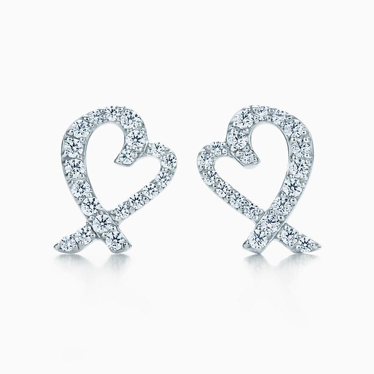 Tiffany Diamond 18K Gold Earrings product image 1, provided for visual reference and product detail review