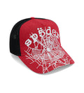 Sp5der Red Denim V2 Trucker Hat Red (Snapback) product image 1, provided for visual reference and product detail review